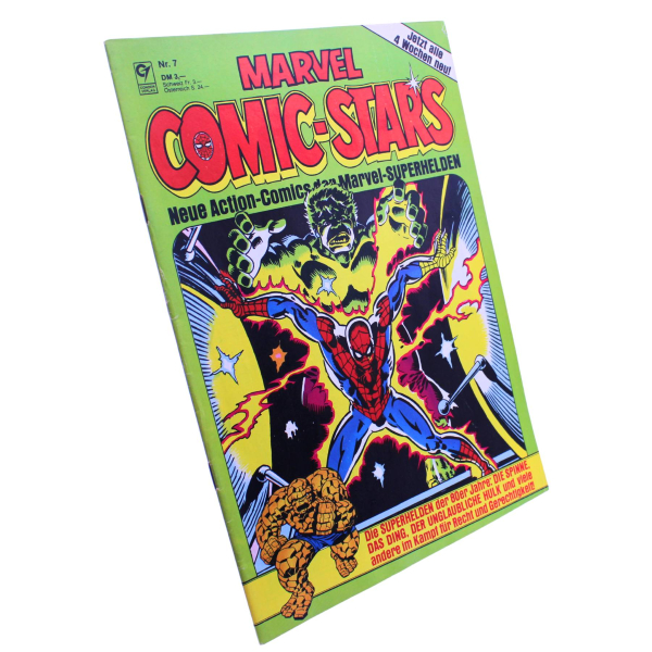 Marvel Comic-Stars Nr. 7 (1981) Condor Verlag | Das Ding, Captain Marvel, Spider-Man & Hulk | Hoppla Stuff